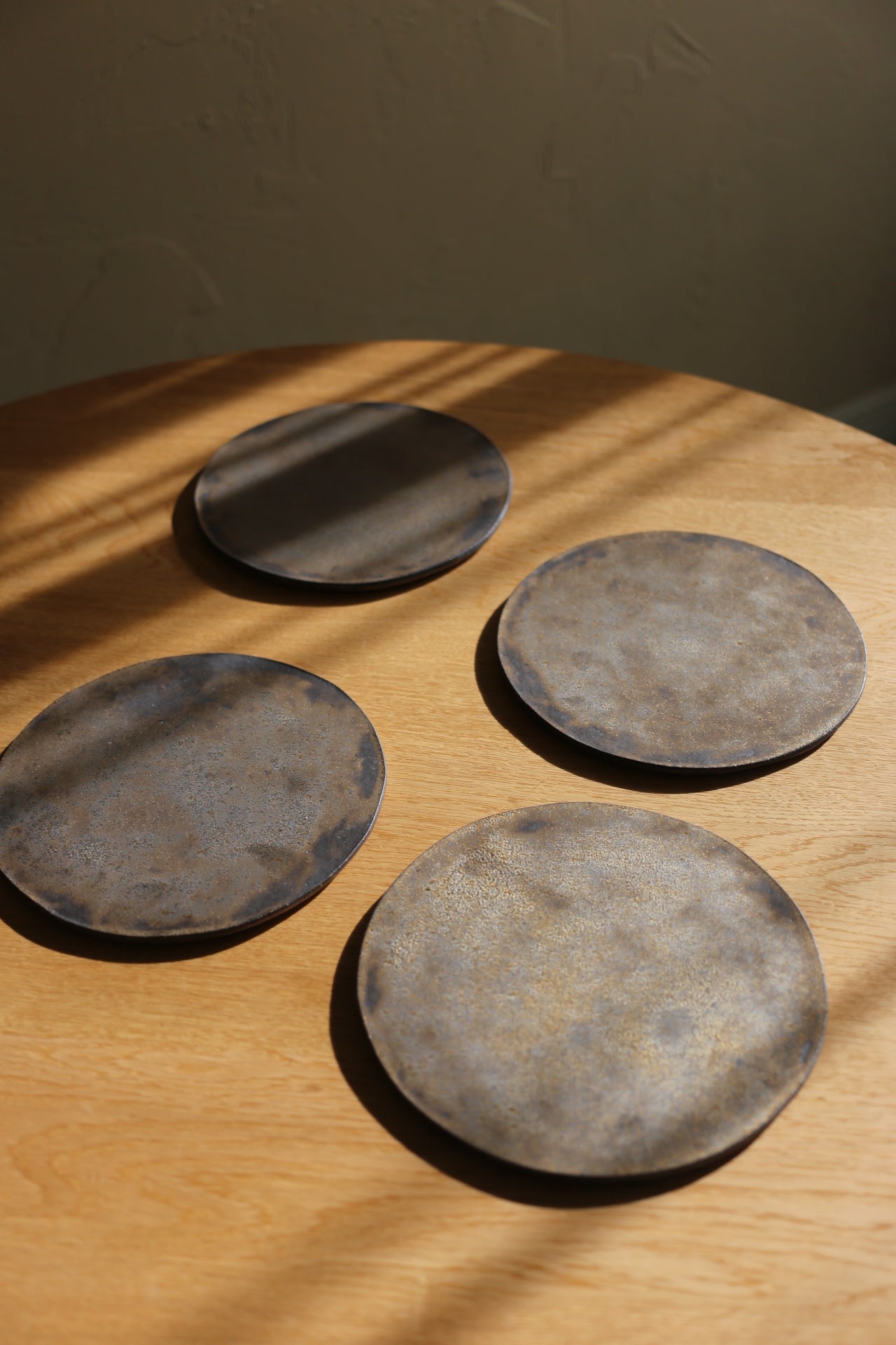 【厚川文子 Fumiko Atsukawa】21cmフラット皿 Plate